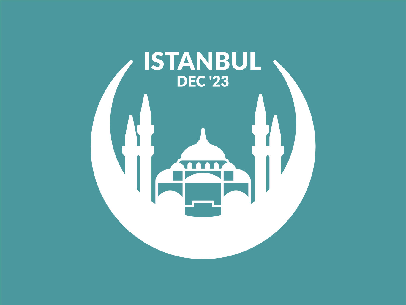 Passport style stamp for Istanbul