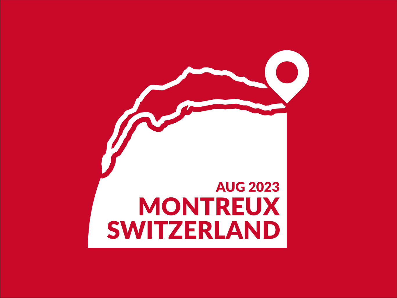 Passport style stamp for Montreux